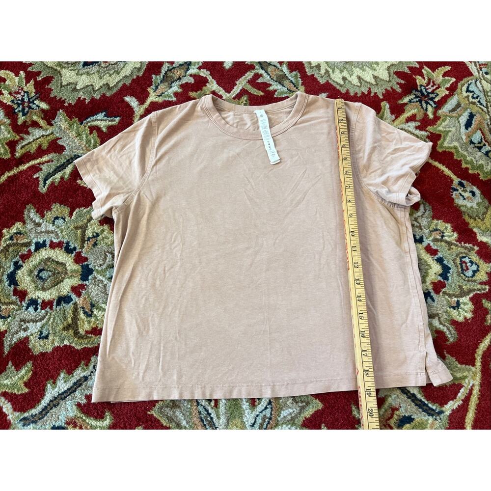 Lululemon Swiftly Tech/ Cotton Tee Shirt Lot Of 2 Women’s Size 8 Bundle Pink Top - Picture 12 of 13